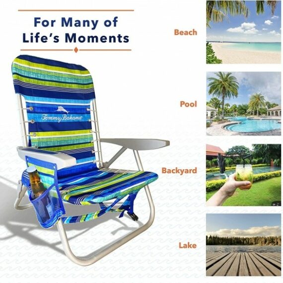 Pair of Tommy Bahama Backpack Beach Chairs