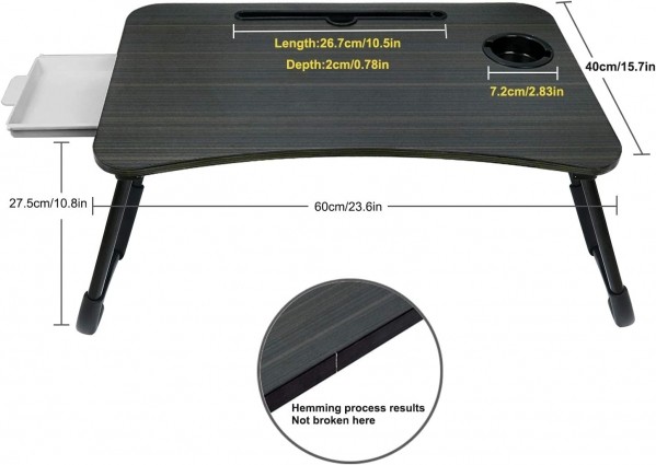 Foldable Multi-Function Lap Bed Tray Table