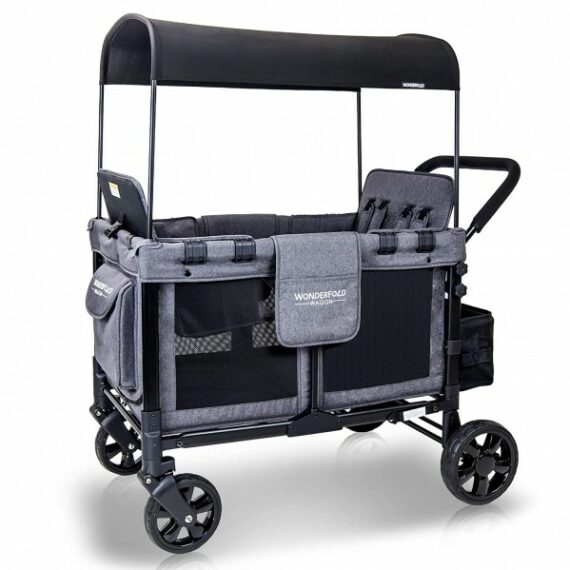 Wonderfold W4 4 Seater Quad Stroller Wagon