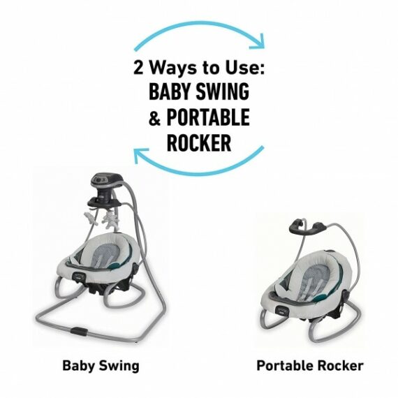 Graco DuetSoothe Swing and Rocker Sapphire