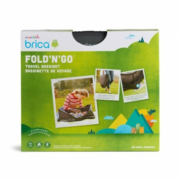Munchkin Brica Fold N' Go Travel Bassinet