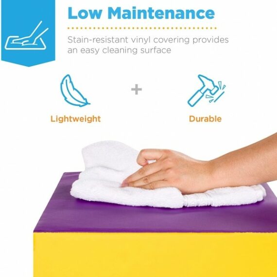 5-Piece Kids Climb & Crawl Soft Foam Blocks
