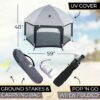 Pop 'N Go Portable Playpen/Tent - California