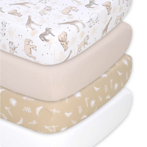 Fitted Organic Mini crib/pack and play sheets